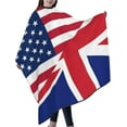 thumbnail image 6 of American And British Flags Salon Barber Cape - Professional Hairdressing Waterproof Hair Cutting Cape With Adjustable Snap Closure-Haircut Apron For Hair Stylist And Home Use-55''X66'', 6 of 9