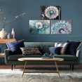 thumbnail image 2 of Dandelion Wall Art 3 Piece Blue Dandelion Pictures Wall Decor Abstract Flower Canvas Paintings for Living Room Bedroom Bathroom Farmhouse Decor Unframed, 2 of 6