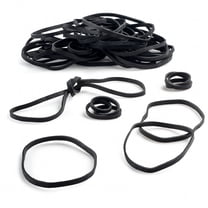 CCOCC Rubber Bands - #33 Size - Black Rubberbands - 1LB/500 Count
