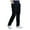 Black, variant on Men's Twill Relaxed Fit Cargo Pants - 6-Pocket Design, Heavy-Duty Zipper - Work/Outdoor Trousers