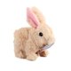 thumbnail image 4 of Electric plush hopping rabbit, brown, 4 of 4