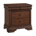 thumbnail image 2 of Picket House Furnishings Stark 3-Drawer Nightstand With USB in Cherry, 2 of 9