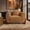 Caramel Orange, variant on Fortmok Modern 2-Piece Living Room Sofa Set, Lamb Fleece Fabric Sofa & Accent Chair Set, Upholstered Cloud Couch with Throw Pillows, Pet-Friendly Curved Sofas, Orange