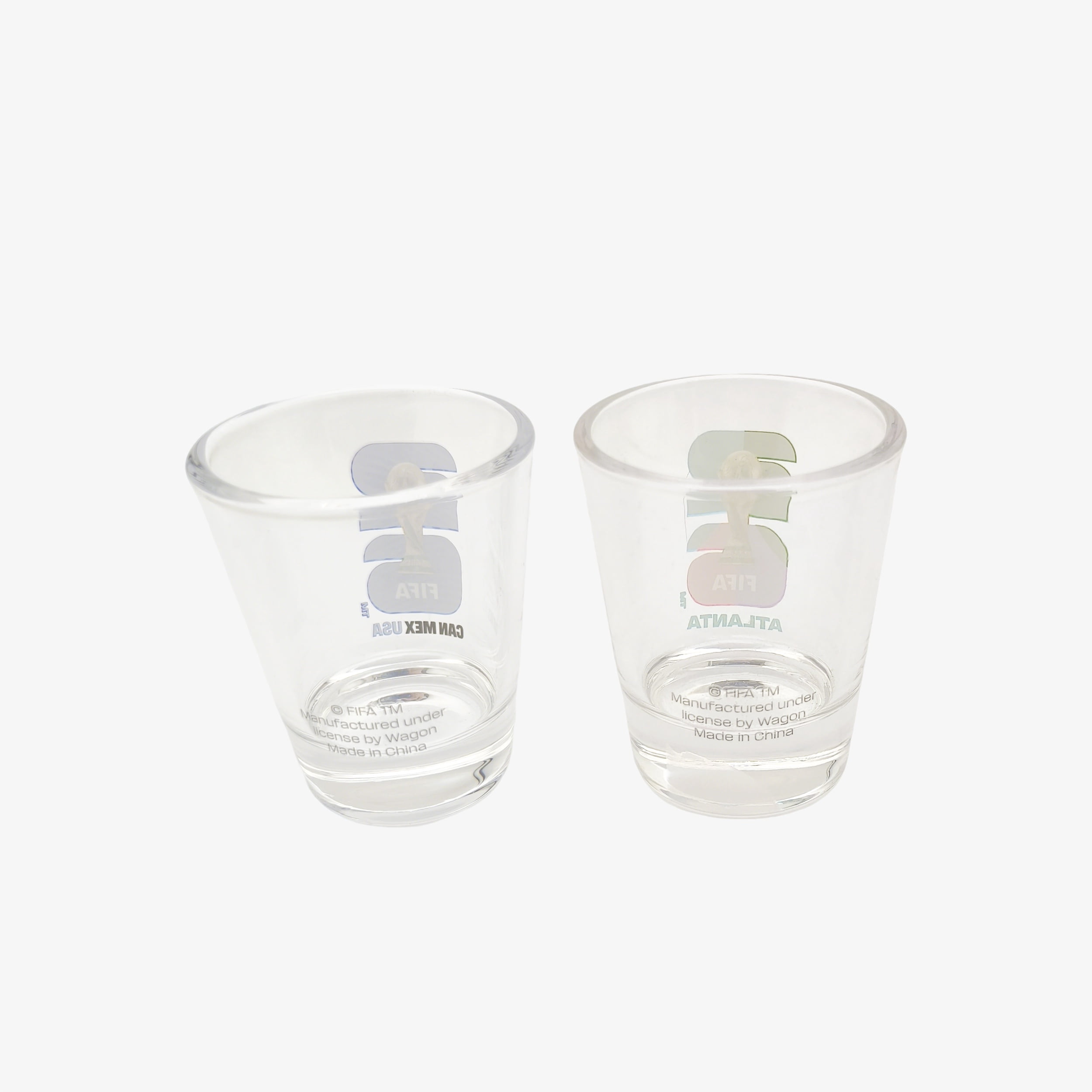 FIFA World Cup 2026 Host City & Country Soccer Shot Glass Set - USA/Atlanta