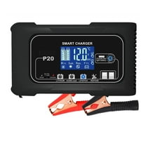 20A 12V-24V Smart Car Battery Charger 7-Stage Motorcycle Battery Repair For Auto Lead Acid Lithium Batteries ,Instant Roadside Rescue