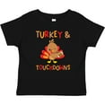 thumbnail image 3 of Inktastic Turkey and Touchdowns Cute Thanksgiving Football Design Boys or Girls Baby T-Shirt, 3 of 5