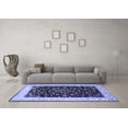 thumbnail image 3 of Ahgly Company Indoor Round Persian Blue Traditional Area Rugs, 6' Round, 3 of 4