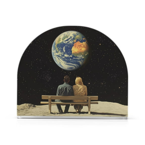 Yayeee Napkin Holder for Table Kitchen Paper Tissue Organization, Sitting on The Moon