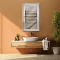 thumbnail image 4 of Head West Brushed Nickel Stainless Steel Recessed Medicine Cabinet Framed Accent Mirror - 16" x 26", 4 of 8