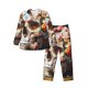 thumbnail image 1 of Balery Rose Floral Skull Pijama para Hombre de Dos Piezas con Manga Larga, Conjunto de Dormir y Descanso Suave con Bolsillos-Medium, 1 of 7