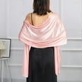 thumbnail image 7 of Shenmeida Solid Color Smooth Womens Shawls and Wraps, Wedding Party Shawl Scarf for Evening Dresses, 7 of 7