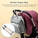 thumbnail image 3 of Bolsa de pañales portátil Mochila de gran capacidad Resistente al agua Viaje Bebé Enfermería, 3 of 8