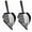 B, variant on Metal Pooper Scooper with Wooden Handle,Heavy Duty Dog Waste Shovel for Yard and Garden,Long Handle, Rust Resistant, Easy to Clean,Outdoor Use,A