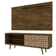 thumbnail image 2 of Liberty Mid Century Modern 63" TV Stand in White & 3D Prints Engineered Wood, 2 of 2