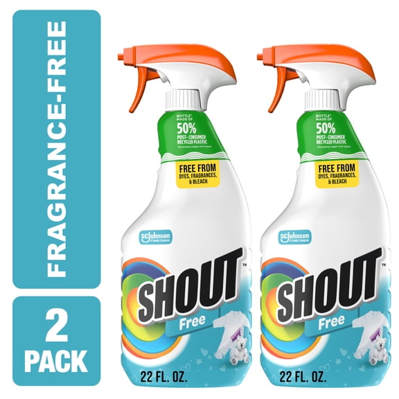 Shout Free, Laundry Stain Remover, 22 Ounce