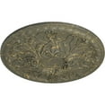 thumbnail image 3 of Ekena Millwork 26"OD x 3"P Tristan Ceiling Medallion (Fits Canopies up to 5 1/2"), Hand-Painted Witch Hazel Crackle, 3 of 5