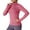 Pink, variant on Up to 65% off! Maqroz Women's Athletic Full Zip Lightweight Workout Jacket With Pockets Running Slim Fit Yoga Sportwear With Thumb Holes