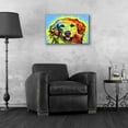 thumbnail image 4 of Epic Art 'Golden Retriever' by Dean Russo, Acrylic Glass Wall Art, 24"x16", 4 of 8
