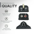thumbnail image 4 of Metra WM-LOCKN Universal Line Output Converter for adding aftermarket amplifer to OEM radio -black, 4 of 14