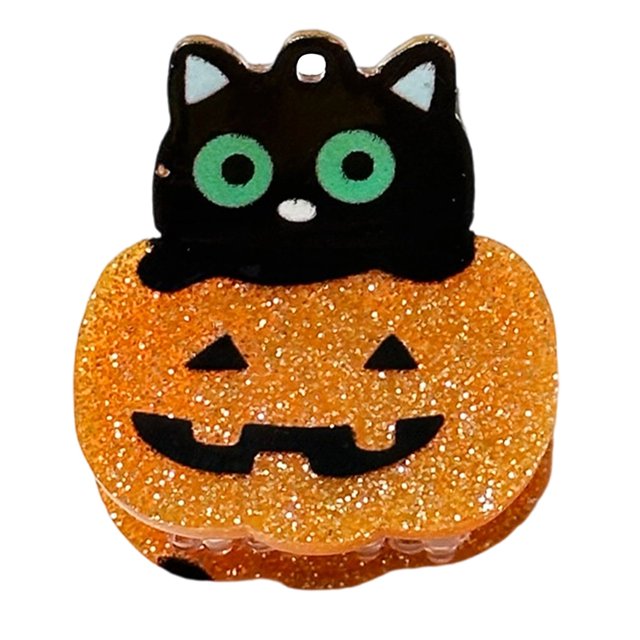 Horquillas de Halloween con calabazas para mujeres y niñas, accesorios para el cabello para fiestas, horquillas pequeñas y bonitas