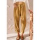 thumbnail image 4 of Pantalones Casuales de Cintura Alta y Pierna Recta para Mujer, Holgados y Cómodos, con Bolsillos Caqui M, 4 of 6