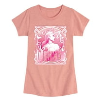 Wicked - Glinda Portrait - Girls Toddler and Youth Fitted Short Sleeve Graphic Tee