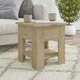 thumbnail image 1 of vidaXL Coffee Table Sonoma Oak 40x40x42 cm Engineered Wood, 1 of 4