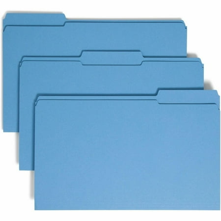 UPC: 0086486170345 | Smead  SMD17034  File Folders with Reinforced Tab  100 / Box  Blue