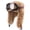 Khaki, variant on Hats with Goggles Vintage Pilot Hat Winter Bomber Ear Flaps Trapper for Men Women