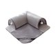 thumbnail image 2 of Cama túnel para gatos, escondite, túnel para animales pequeños, patio de juegos para hacer ejercicio, tapete cálido para túnel de otoño, centro de act gris, 2 of 8