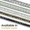 thumbnail image 4 of 1/2" Hot Fix Pearl Rhinestone Banding Trim by the yard (Sold by the Yard), 4 of 5