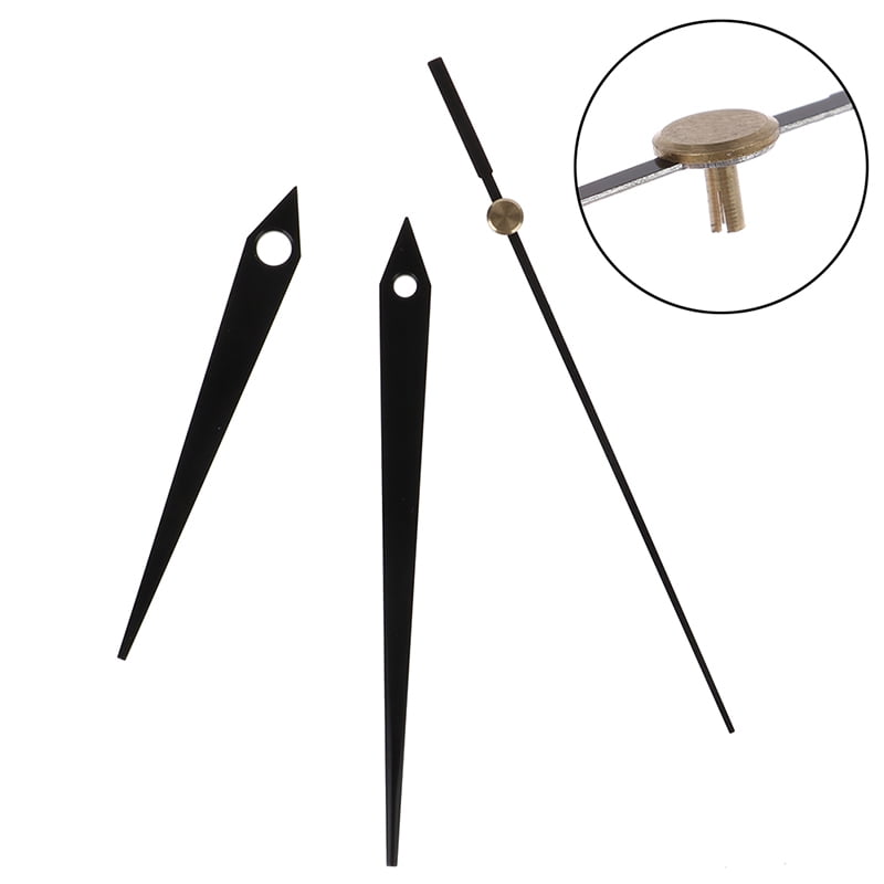 Quartz Clock Movement Mechanism Black Hands DIY Wall Clock Repair Parts