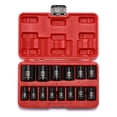 thumbnail image 2 of MIXPOWER 14 Pieces 1/2-inch Drive Shallow Impact Socket Set, 11-32mm, CR-V, Metric, 6 Point, Shallow, 14 Pieces 1/2" Dr. Shallow Socket, 2 of 7
