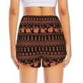 thumbnail image 4 of Goofa Vintage Pumpkin Pattern Printed Women 2 in 1 Running Shorts,Quick Dry Athletic Workout Shorts,High Waisted Athletic Shorts with Liner Pockets-Large, 4 of 9