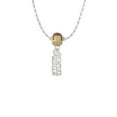 thumbnail image 2 of Delight Jewelry Silvertone Wonder Woman Mia Monkey Charm Necklace, 2 of 4