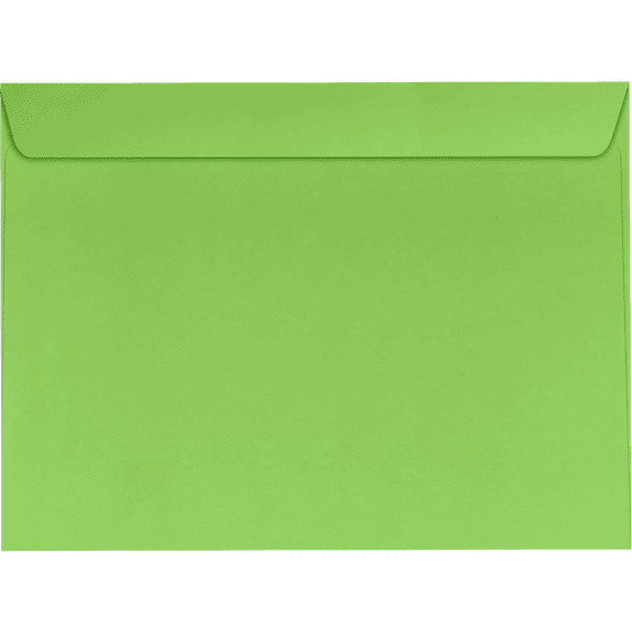 LUXPaper 9 x 12 Booklet Envelopes, Limelight, 250/Pack