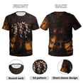 thumbnail image 5 of Men's Halloween T-Shirts 3D Skull Print Short Sleeve T-Shirt Casual Round Neck Novelty Street Fashion Shirts, 5 of 7
