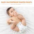 thumbnail image 2 of Baby Reusable Diapers 100% Cotton Panties Waterproof Infant Nappies Kid Training Pant Cloth Washable Breathable Nappy Changing, 2 of 6