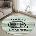 4ft Round Rug Camping Car Area Rugs for Living Room Bedroom Washable ...