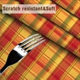 thumbnail image 4 of Fall Thanksgiving Tablecloth, Buffalo Plaid Tablecloth, Checkered Waterproof Spill-Proof Tablecloth for Dinner Kitchen Party Festive Decor, Yellow Orange Pumpkin Colorway, Rectangle 60 x 84 Inches, 4 of 6