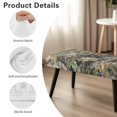 thumbnail image 6 of Whosucclay Forest Camo Hunting Print Dining Bench Cover Removable Bench Slipcover for Living Room, Bedroom, Kitchen Wear Resistant Bench Seat Protector Cover Soft Bench Protectors, 6 of 7