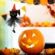 thumbnail image 3 of Muñeca de Halloween Decoración suave y cómoda de fantasmas y brujas 1 pieza (gato negro) oso de fresa Electrónica, 3 of 5