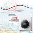 thumbnail image 4 of CTT 110V Portable Clothes Dryer 1500W, 3.5 cu.ft Compact Dryer  with Stainless Steel Tub, 4 Drying Mode, Portable Dryers for Laundry, Apartments, RVs, Dorms, 4 of 8