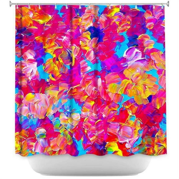 Shower Curtains - DiaNoche Designs - Fantasy Floral