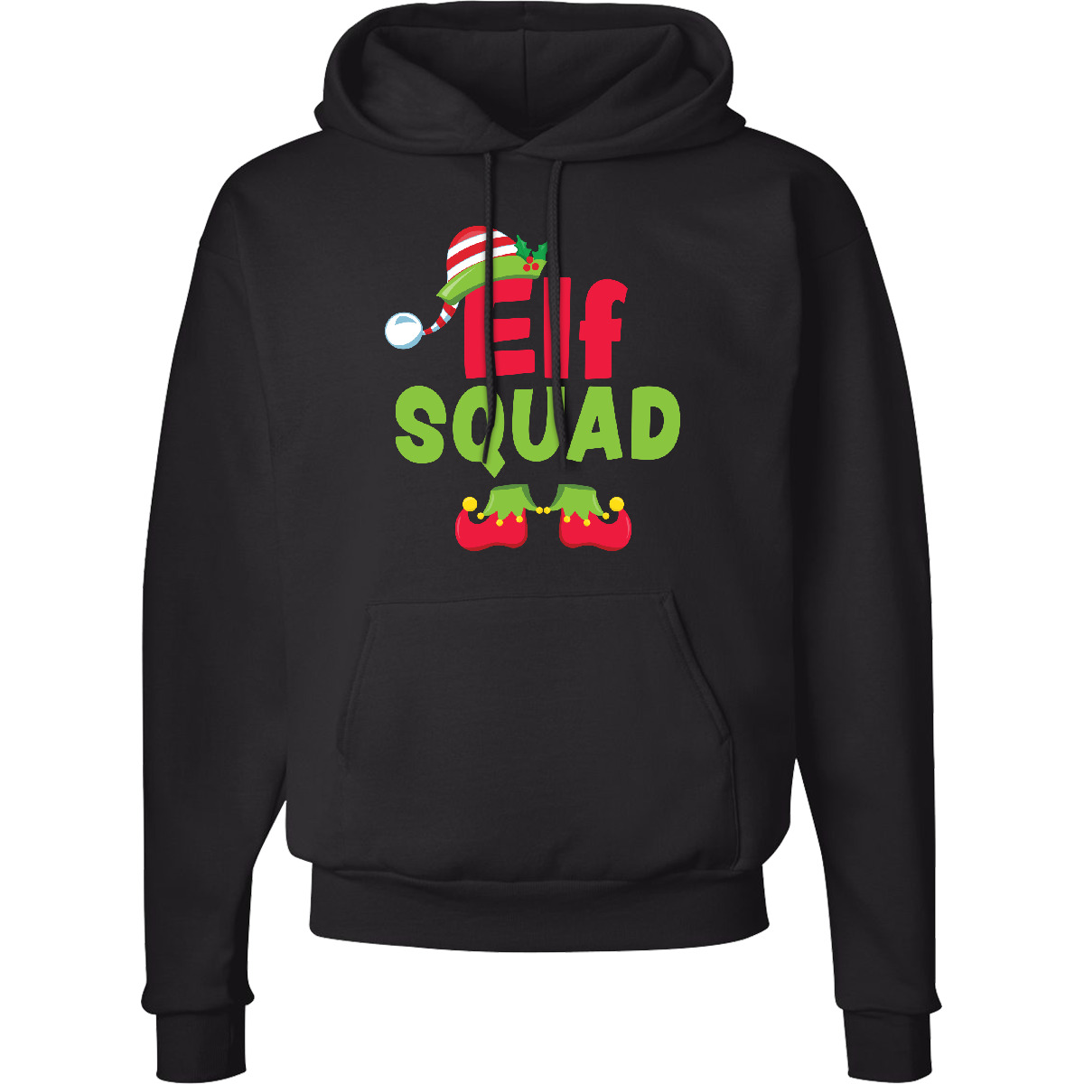 Inktastic Christmas Elf Squad Adult Hoodie Sweatshirt