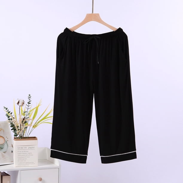 WILLBEST Pantalones Casuales para Mujer, Ligeros, Suaves, de Pijama, Sueltos, con Cordón y Bolsillos, Cómodos y con Estilo para Uso Diario. Extra Grande