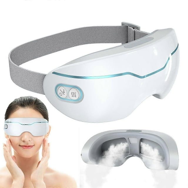Steam Therapy Mask, Steam Therapy for Dry Eyes, 2 Levels Adjustable Eye Steamer for Dry Eye Smart Hot & Cold Steam Eyes Mask for Dark Circles Puffines