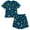 Blue, variant on Disney Mickey Mouse Infant Baby Boys French Terry T-Shirt and Shorts Outfit Set