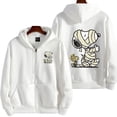 thumbnail image 5 of Snoopy-Sudadera con capucha de dibujos animados para hombre y mujer, chaqueta de Anime con cremallera, abrigo de pareja de estilo coreano, Moda de Primavera y otoño, 2024, 5 of 5