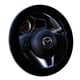 thumbnail image 3 of Stay Warm Artificial Plush Fur Easy to Install Car Steering Wheel Covers Size 38cm Fits Most Cars Used in Winter Hot Wheels Hub Gray, 3 of 5